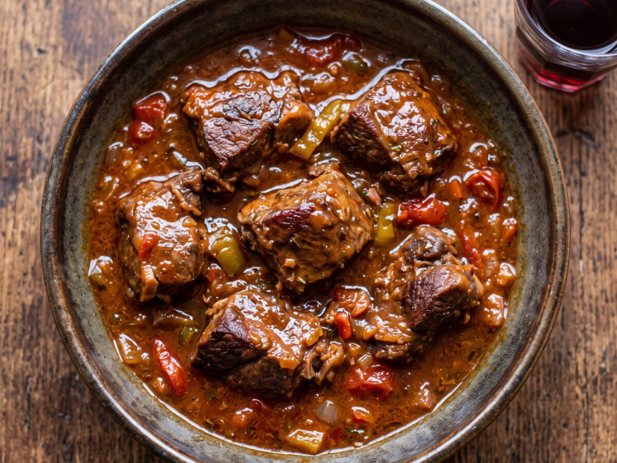 Agnello in salmì aus dem Piceno