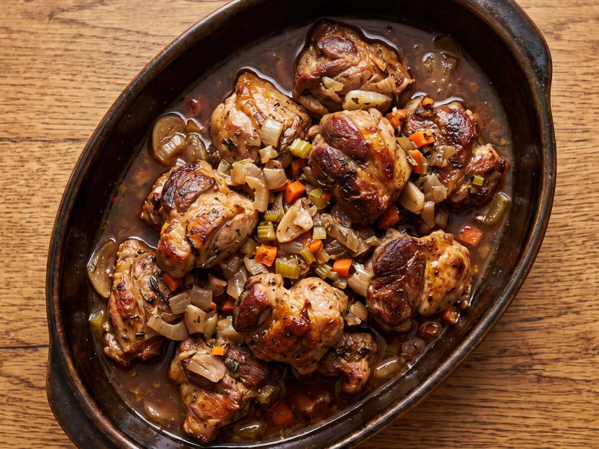 Agnello marinato aus den Marken