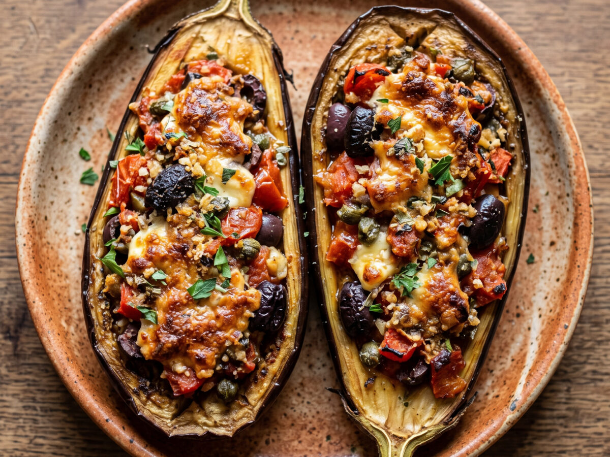 Melanzane ripiene alla pugliese