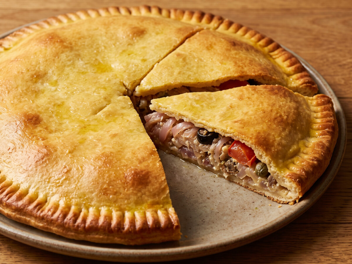 Apulischer Zwiebel-Calzone aus Acquaviva