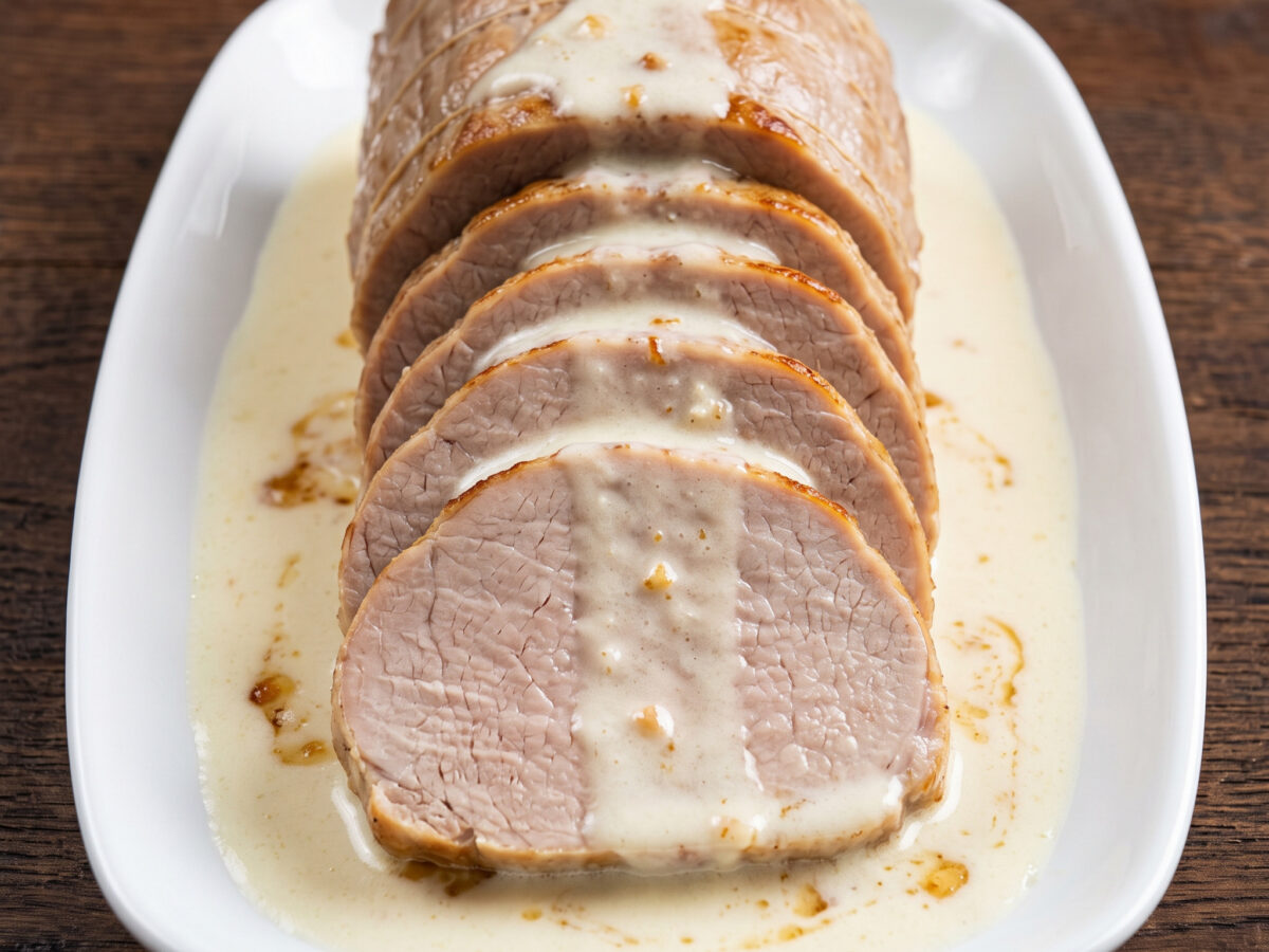 Arrosto di vitello al latte
