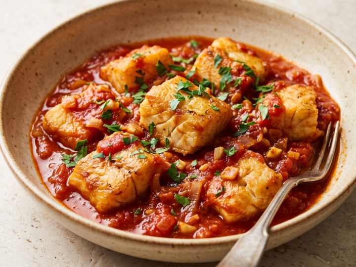 Baccalà alla livornese aus der Toskana