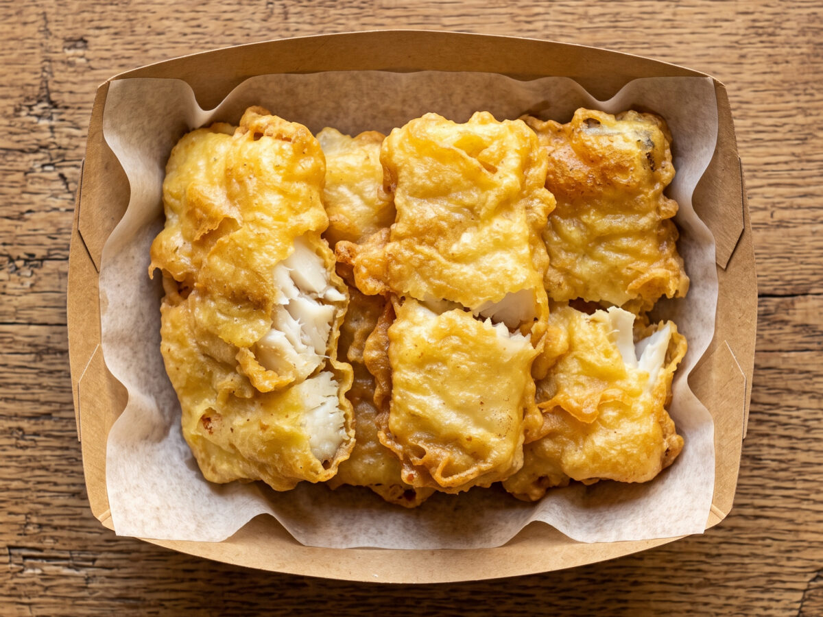 Baccalà indorato e fritto