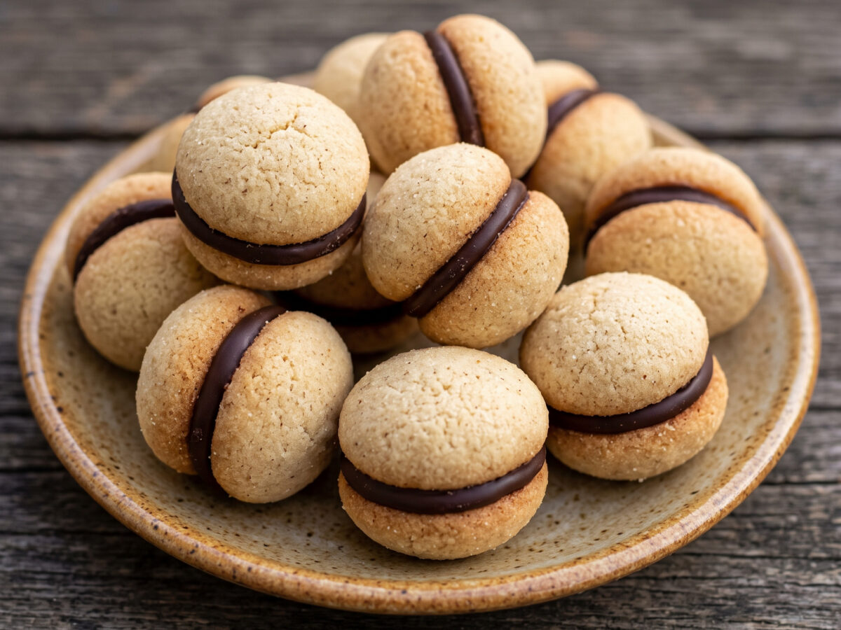 Baci di dama alle nocciole aus dem Piemont
