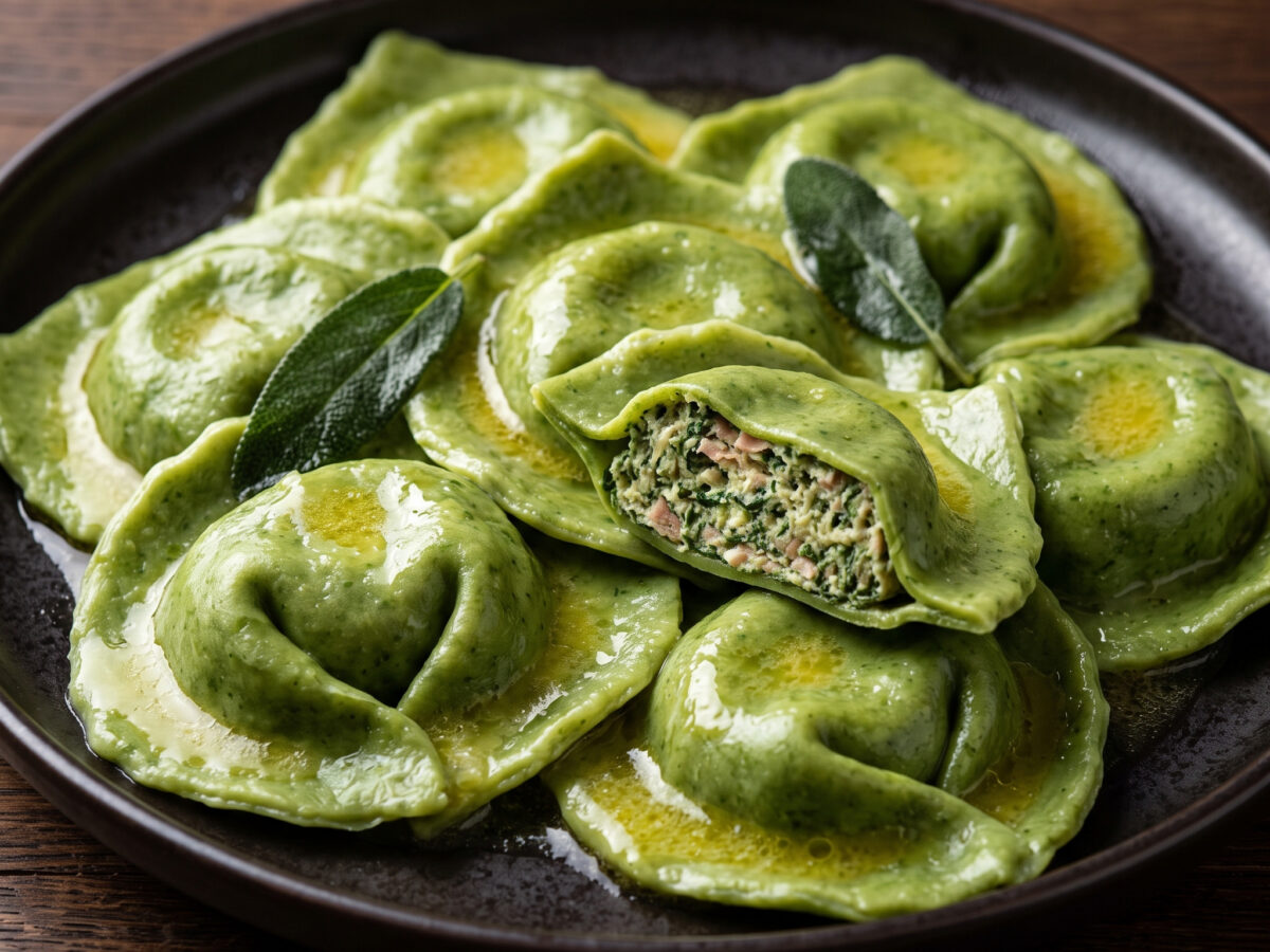 Balanzoni – grüne Pasta aus Bologna