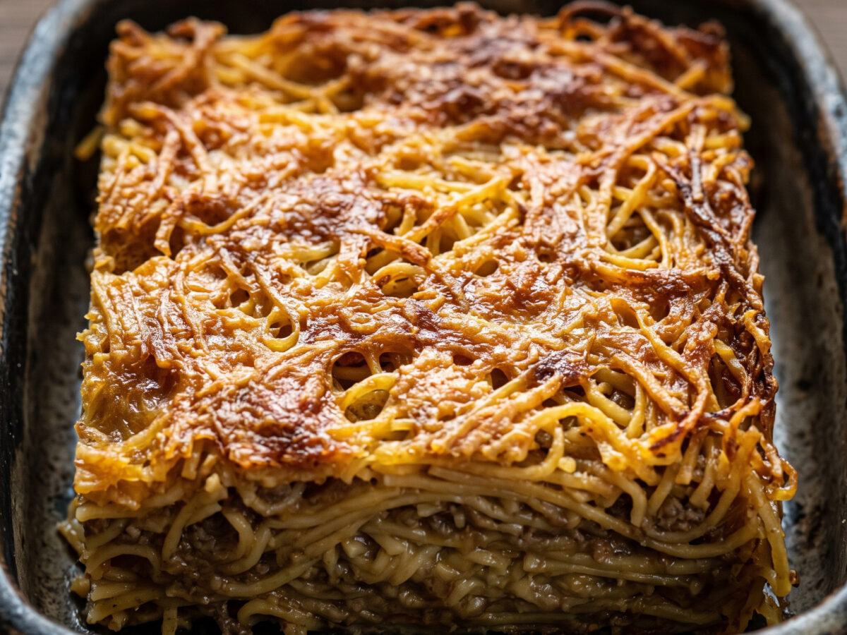 Basotti aus der Romagna: Tagliolini mit goldener Kruste