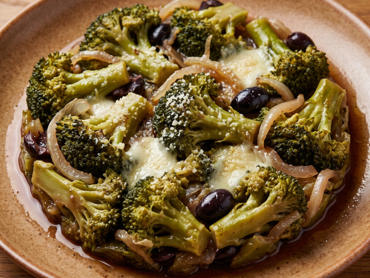 Broccoli affogati – geschmorte Gemüsebeilage aus Sizilien