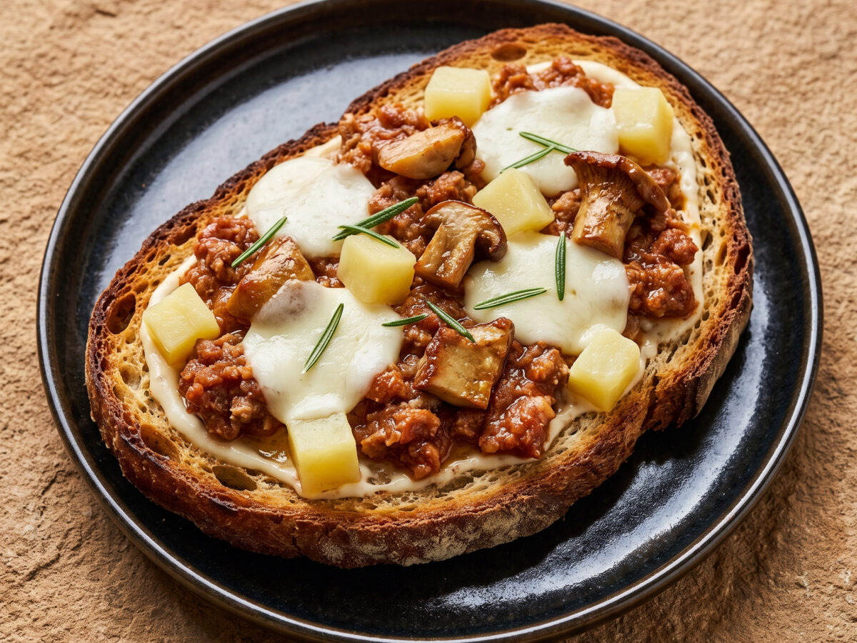 Alpenküche auf knusprigem Brot