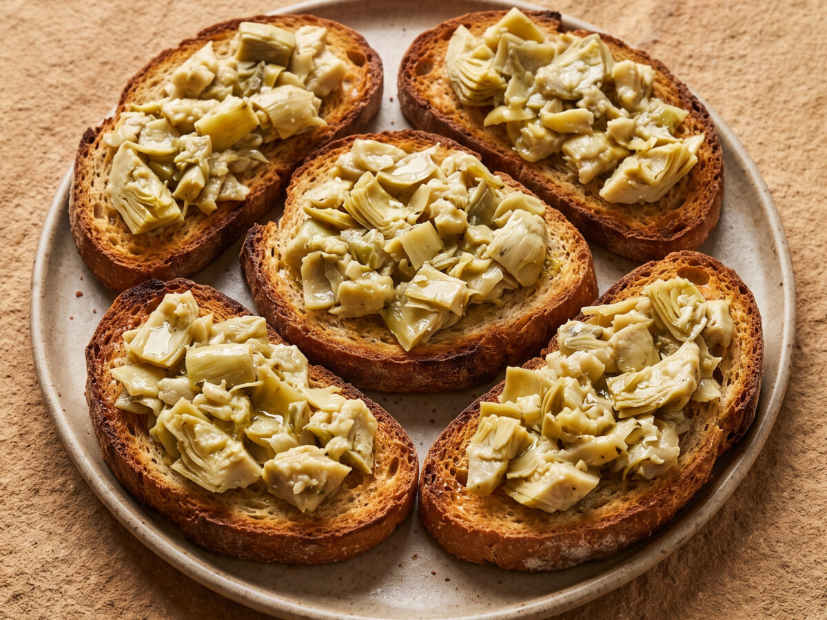 Bruschette con carciofi