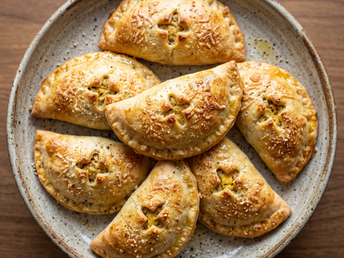 Goldbraune Käsetaschen aus den Marken