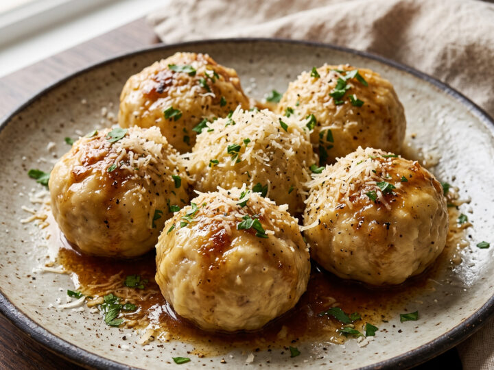 Canederli al formaggio aus Trentino-Südtirol