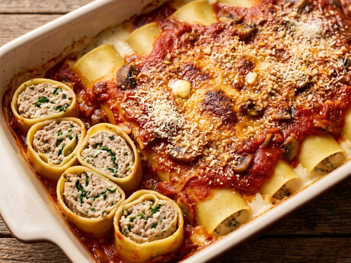 Cannelloni alla marchigiana: Ofenpasta aus den Marken