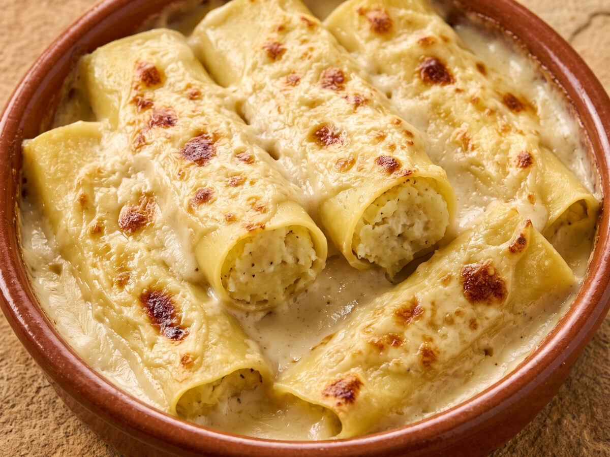 Cannelloni di patate e ricotta aus Südtirol