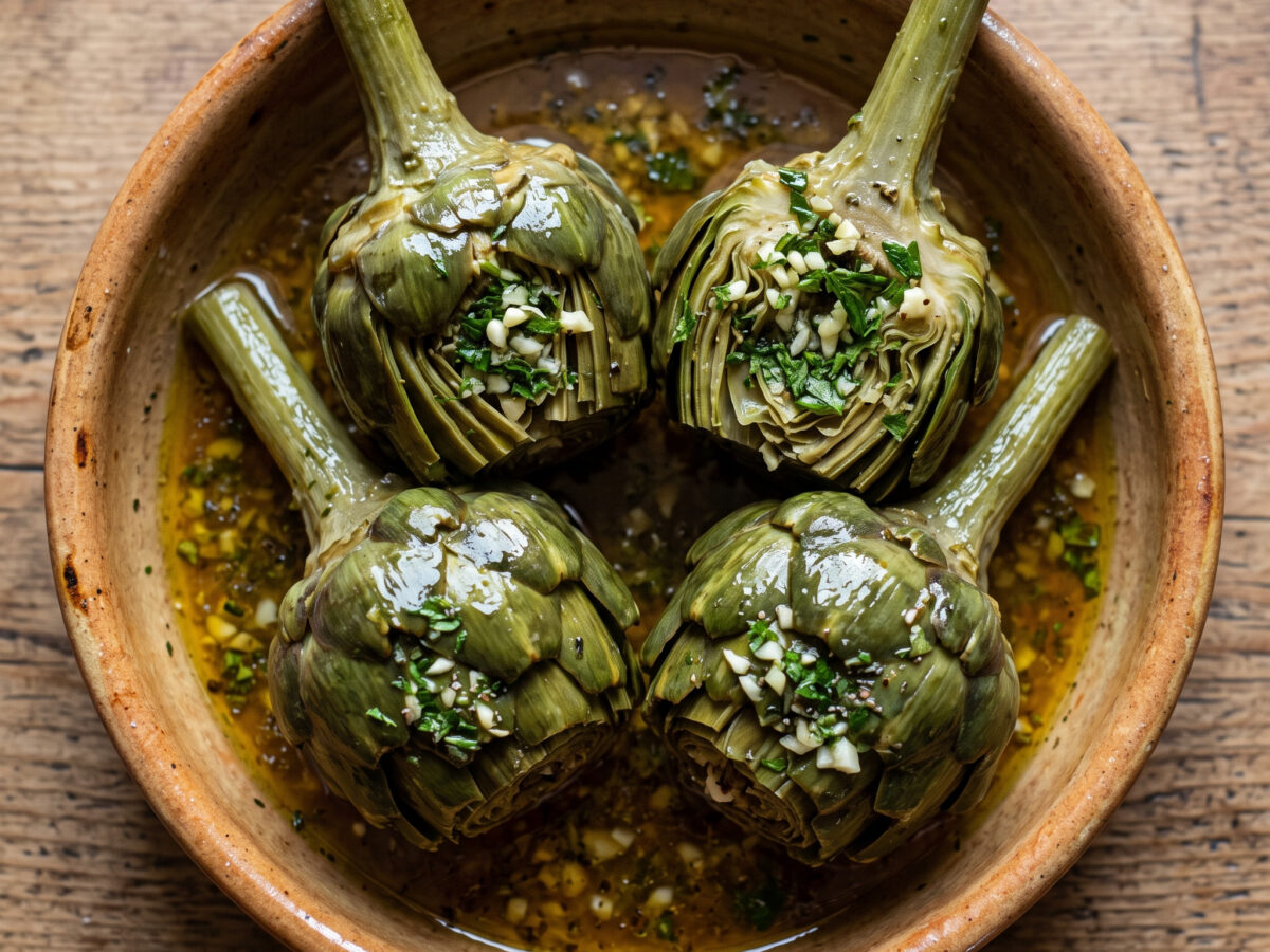 Carciofi alla romana aus Latium