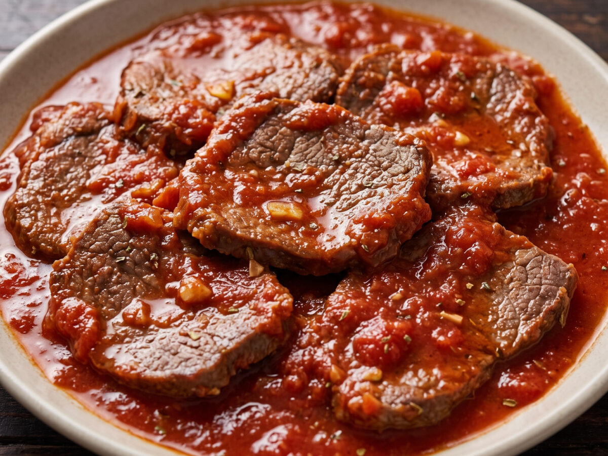 Carne alla pizzaiola aus Kampanien