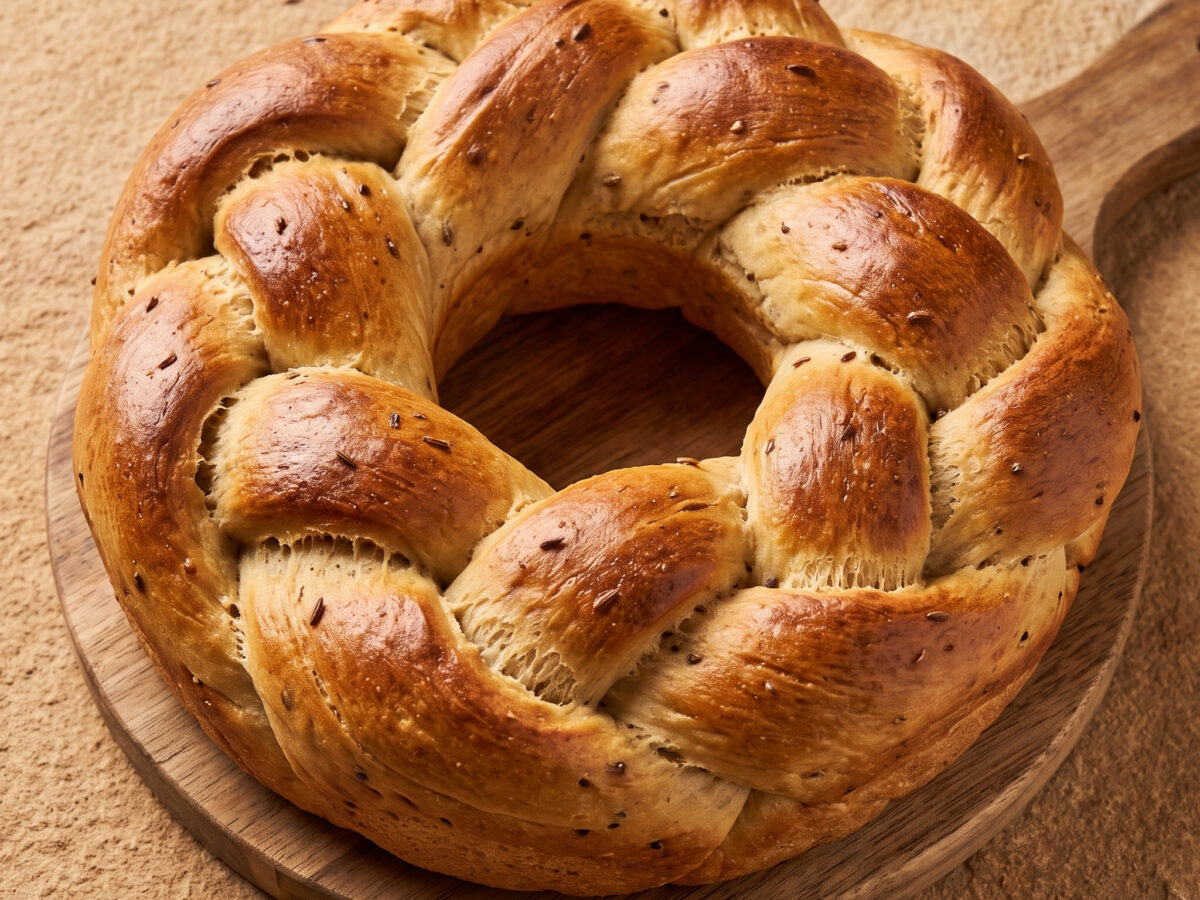 Casatiello dolce di Vieste – süßer Oster-Hefekranz