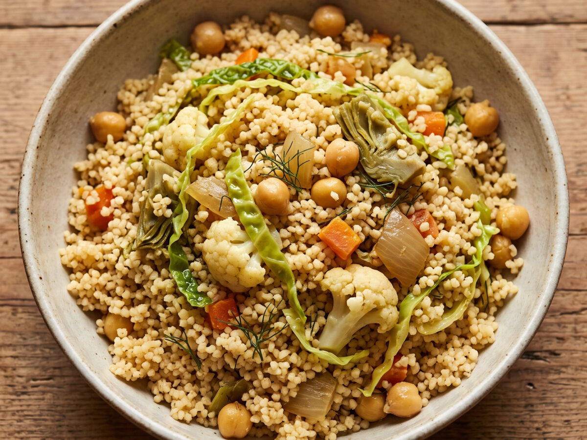 Cascà alla carlofortina: Sardischer Gemüse-Couscous
