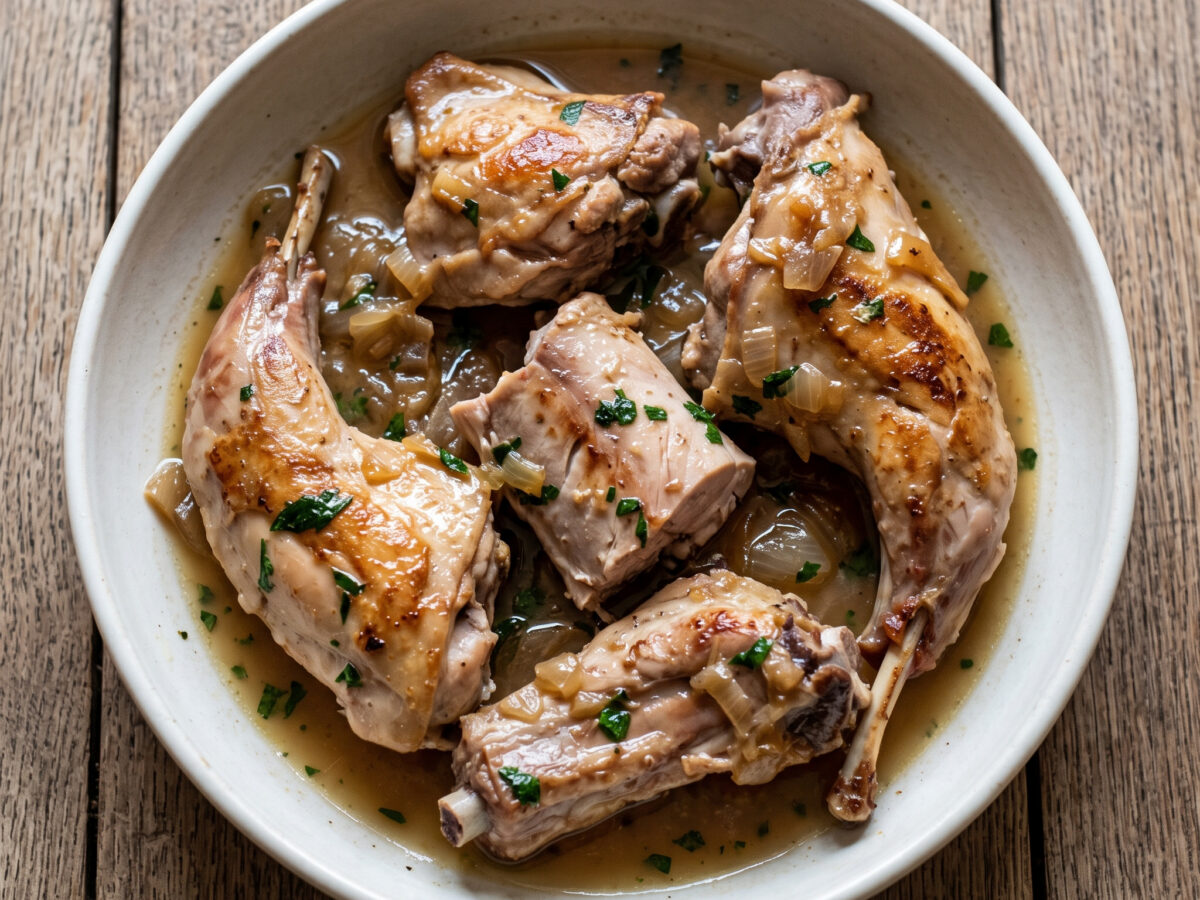 Coniglio all'aceto: Kaninchen aus Kalabrien