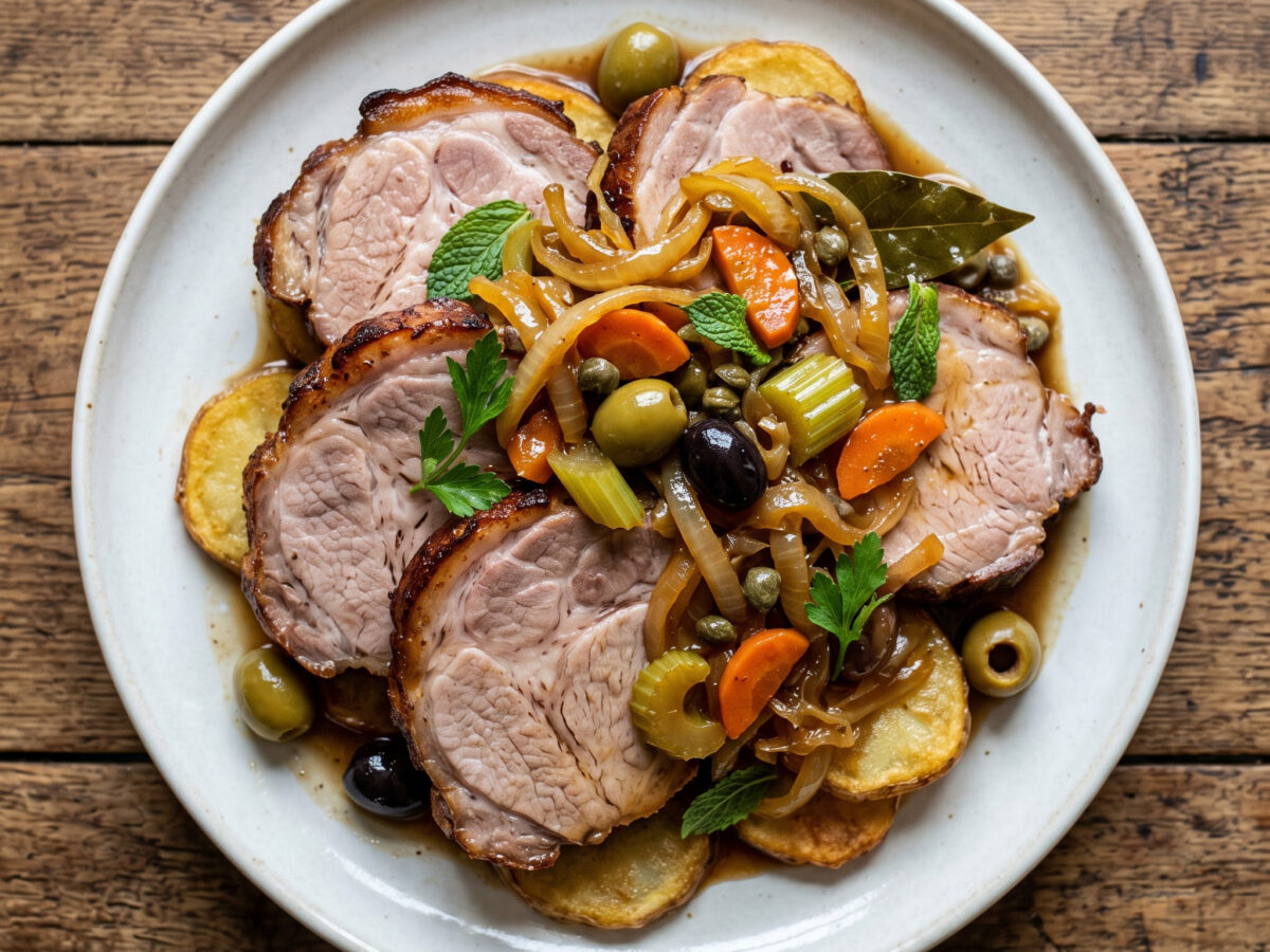 Coppa di maiale alla stimpirata