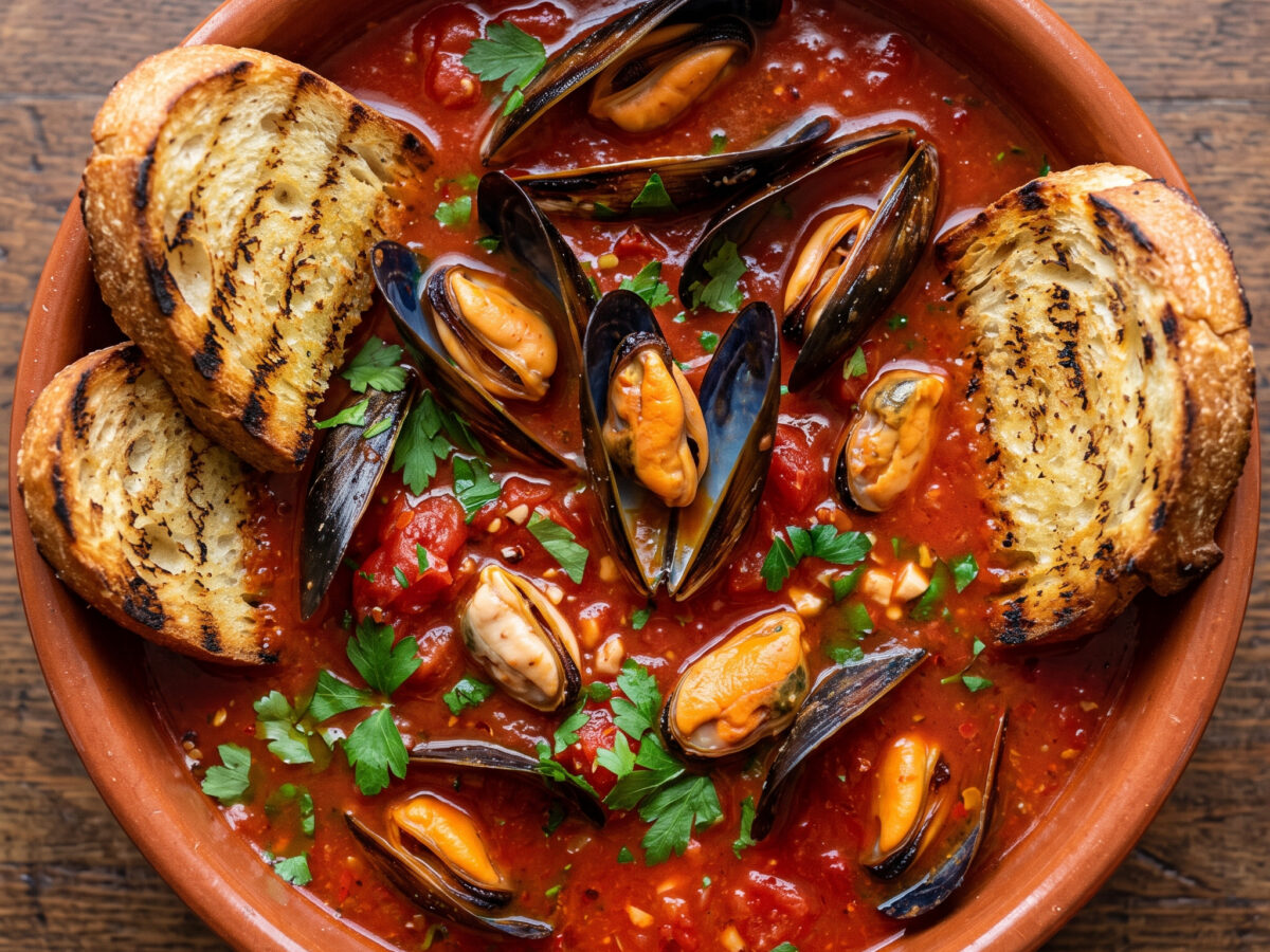 Cozze alla tarantina aus Apulien