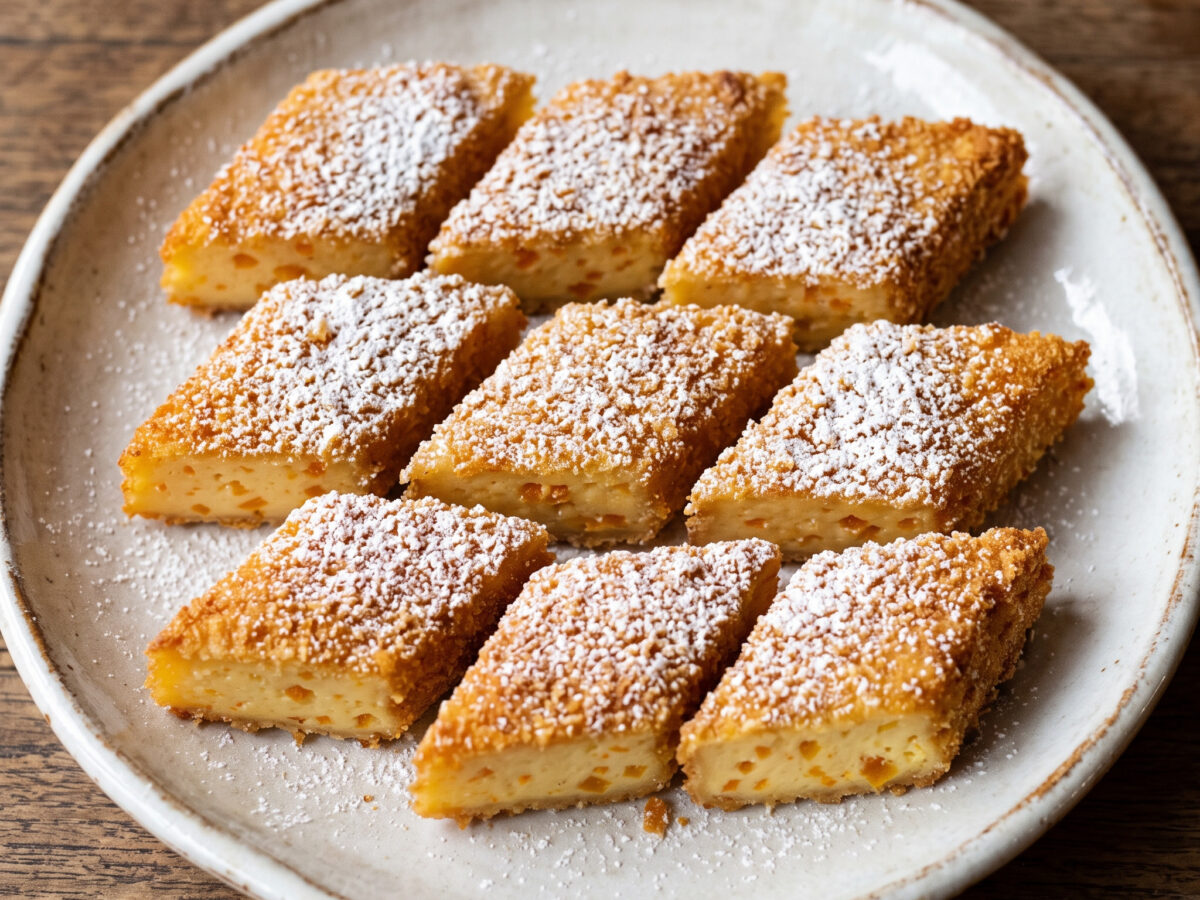 Crema fritta alla veneziana: knusprige Creme aus Venetien
