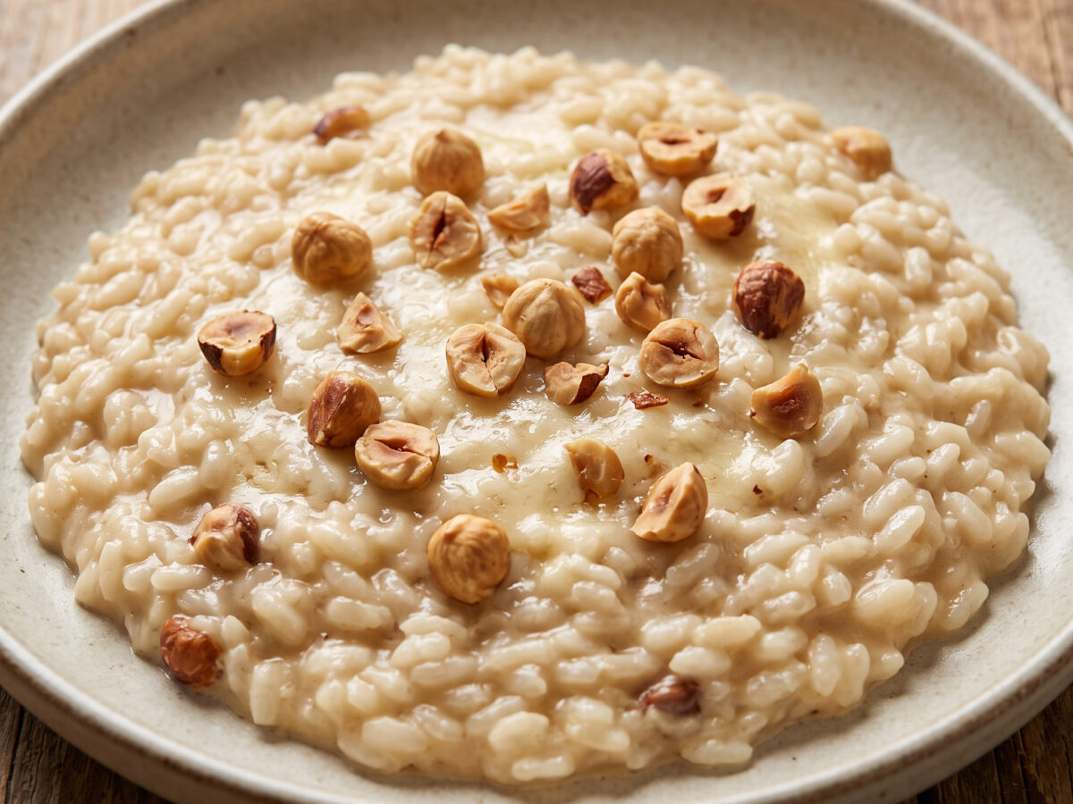 Cremiges Käse-Risotto mit nussigem Piemont-Aroma