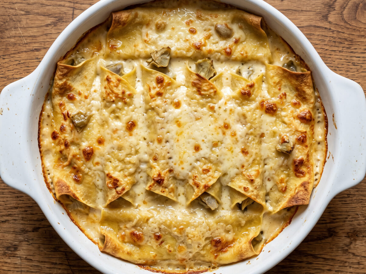 Crespelle ai carciofi aus Venetien
