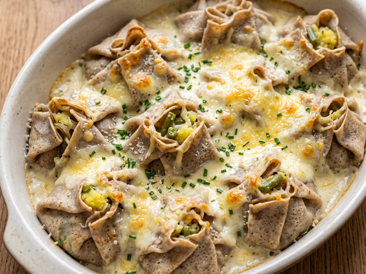 Crespelle ai taroz aus der Lombardei