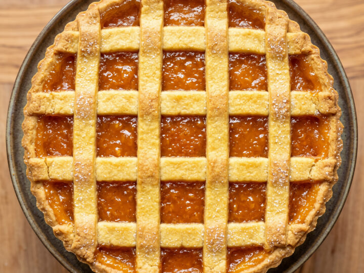 Crostata alla confettura di albicocche