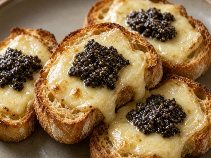 Knusprige Ofenhäppchen mit geschmolzenem Käse
