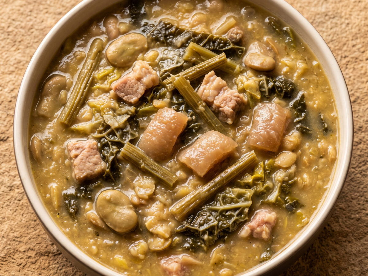 Fabadda sassarese: Sardiniens kräftige Favabohnensuppe
