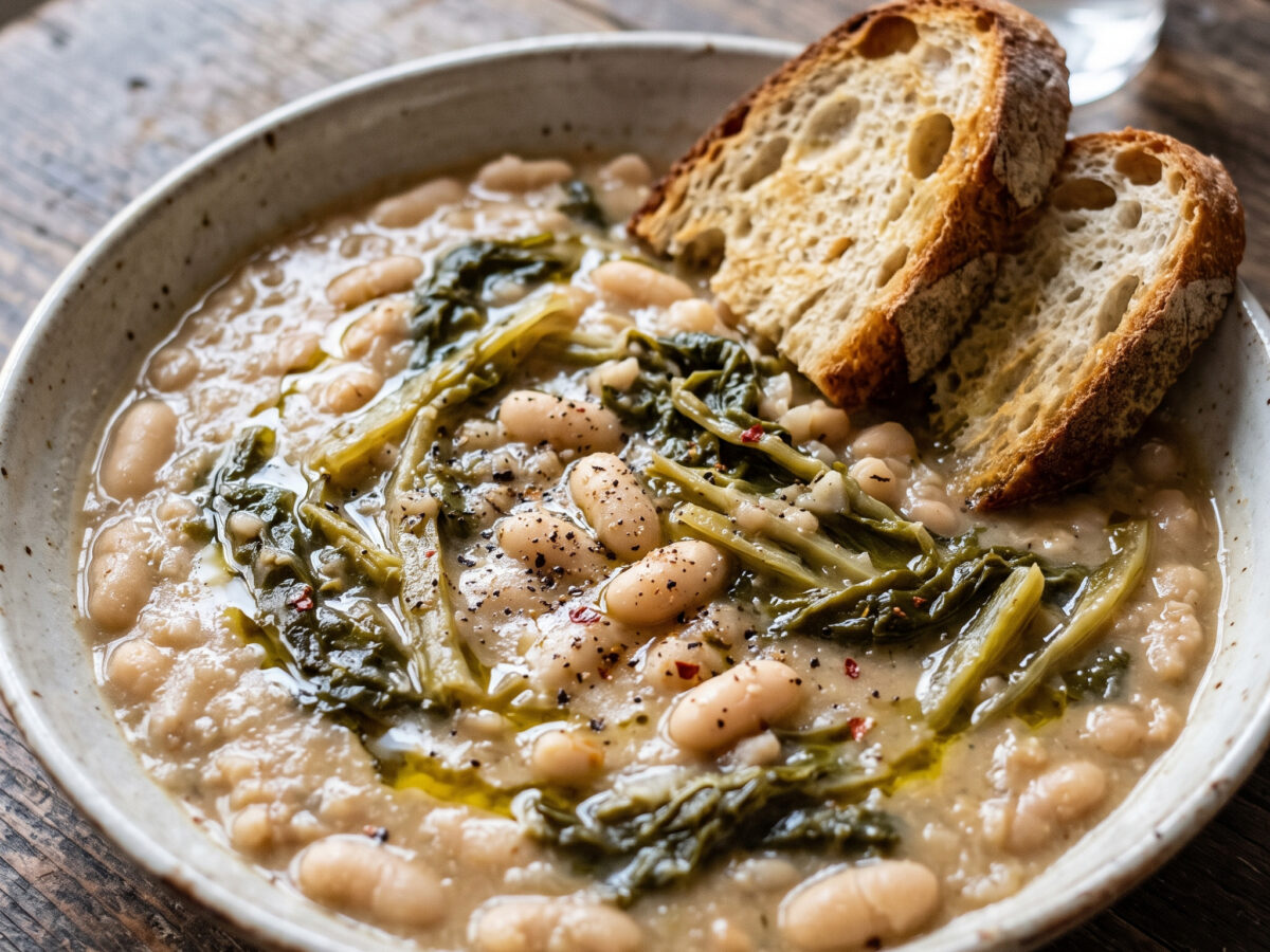 Fagioli e scarole aus Kampanien
