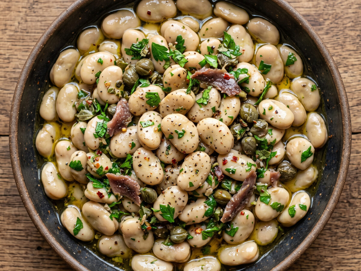 Fave 'ngreccia: würzige Bohnen aus den Marken