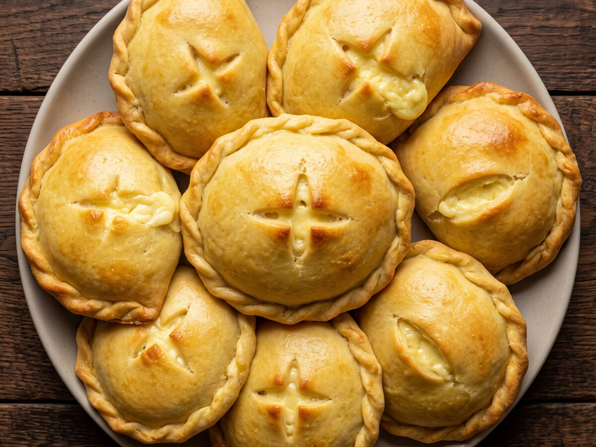 Goldbraune Käsetaschen aus den Abruzzen