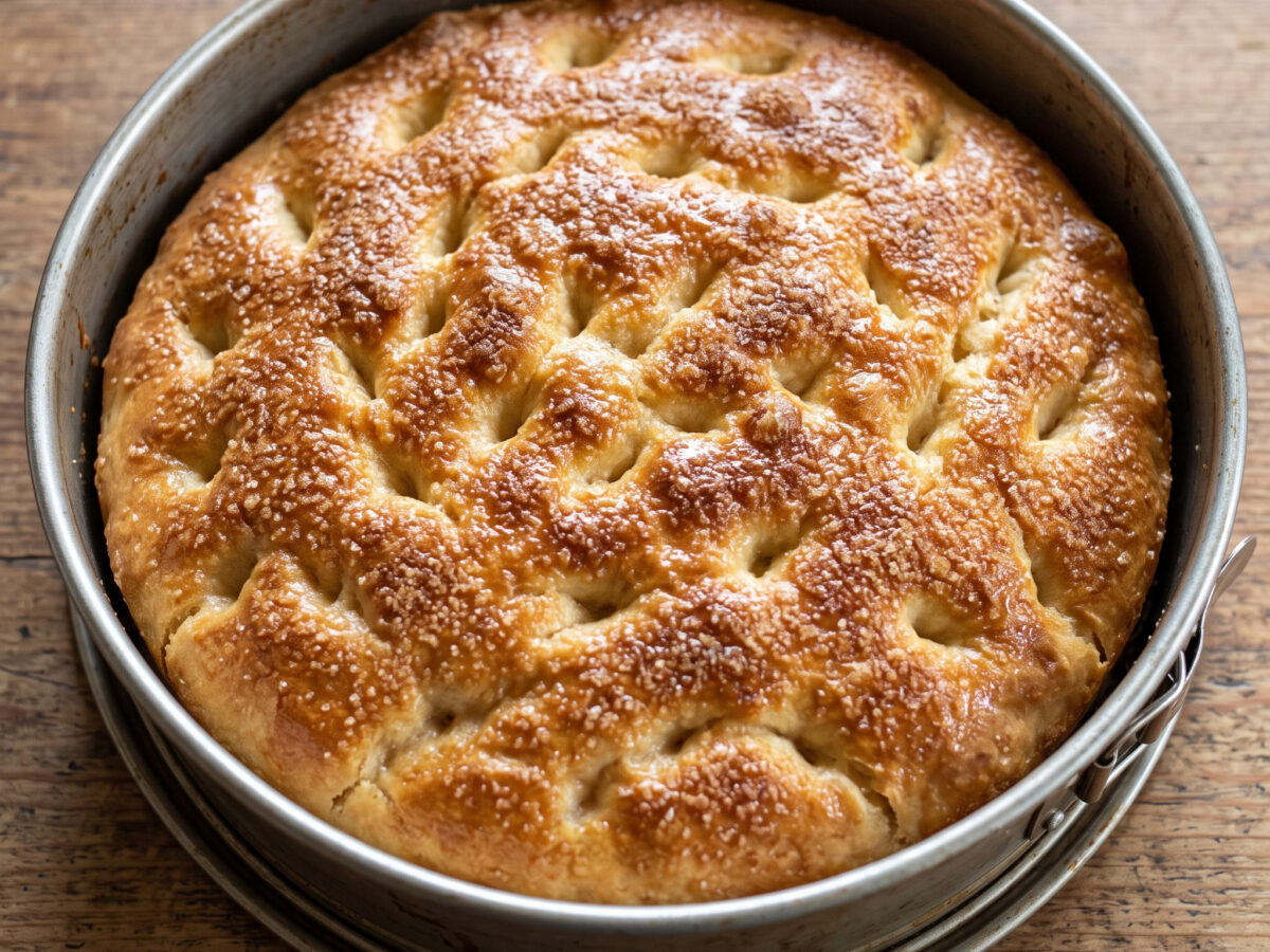 Focaccia di Susa: süße Hefefocaccia aus dem Piemont
