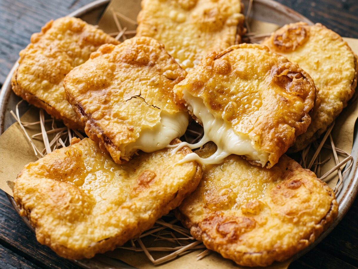Formaggio fritto: goldbrauner Pecorino aus den Abruzzen