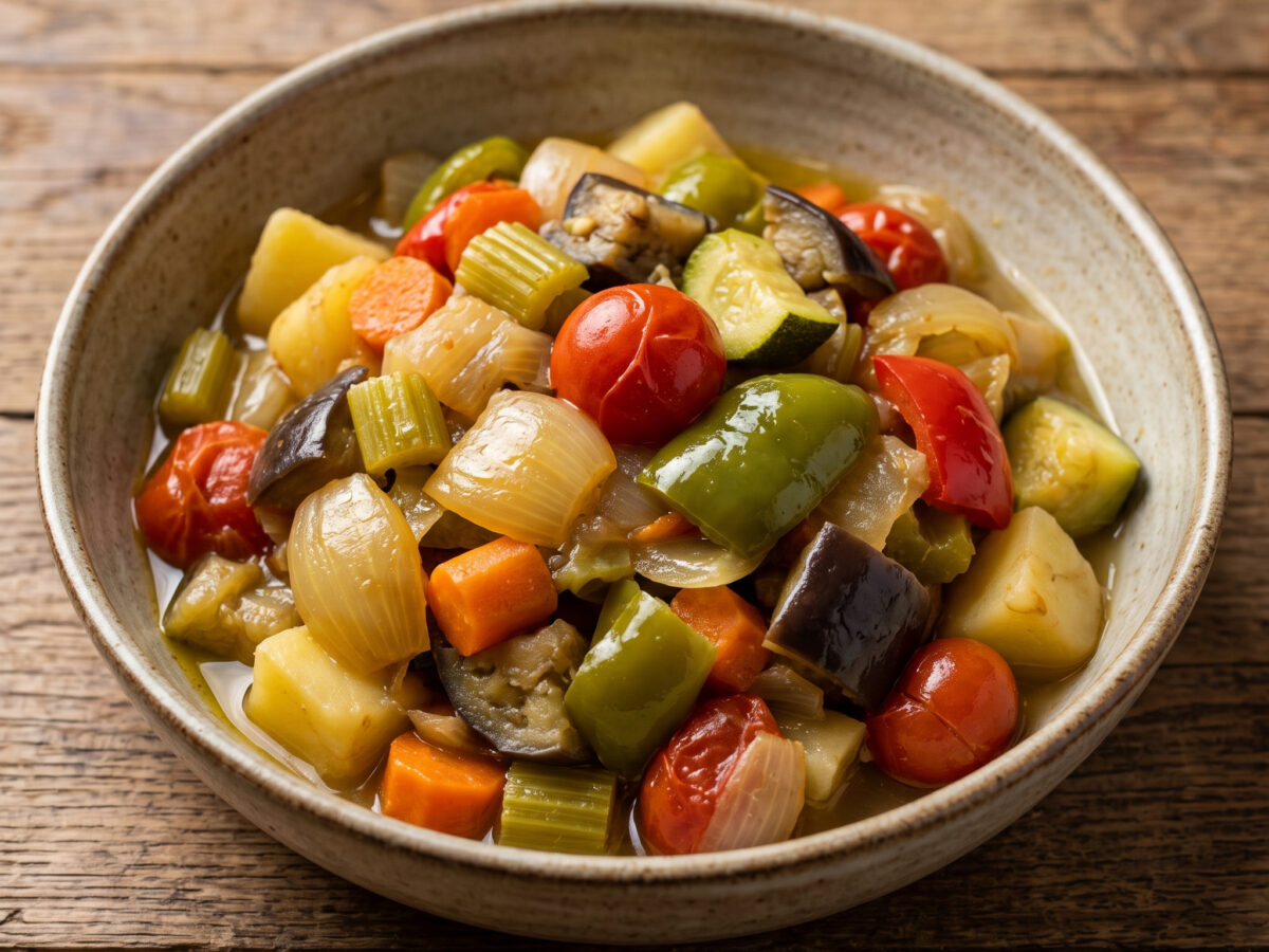 Frecantò di verdure: Gemüsebeilage aus den Marken