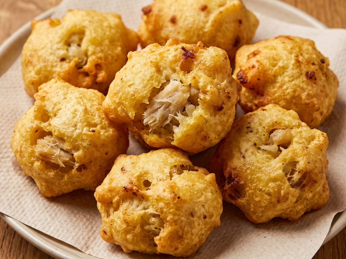 Frisceu di baccalà: Genuesische Kabeljau-Frittelle