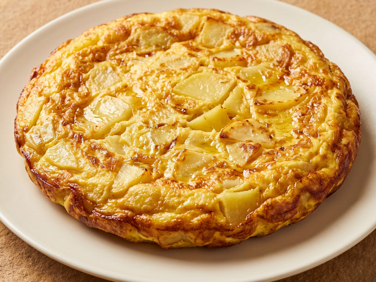 Frittata di patate – goldbraun und schnittfest