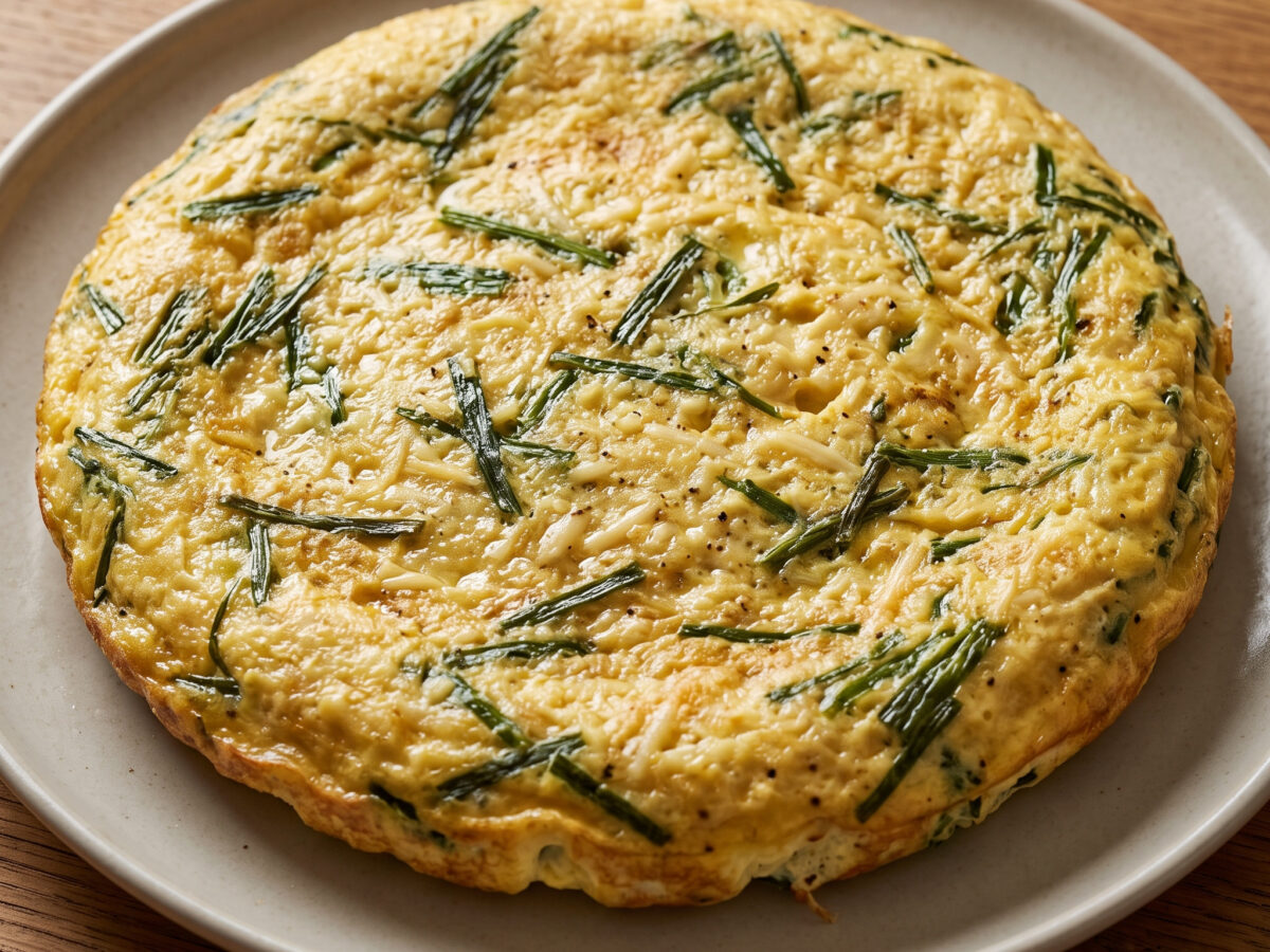 Frittata mit Lischi und Formaggio di fossa