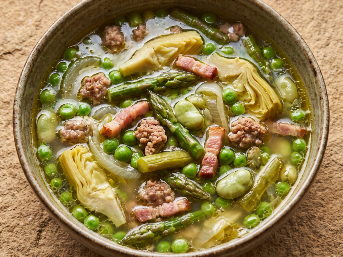 Garmugia lucchese – Frühlingssuppe aus der Toskana