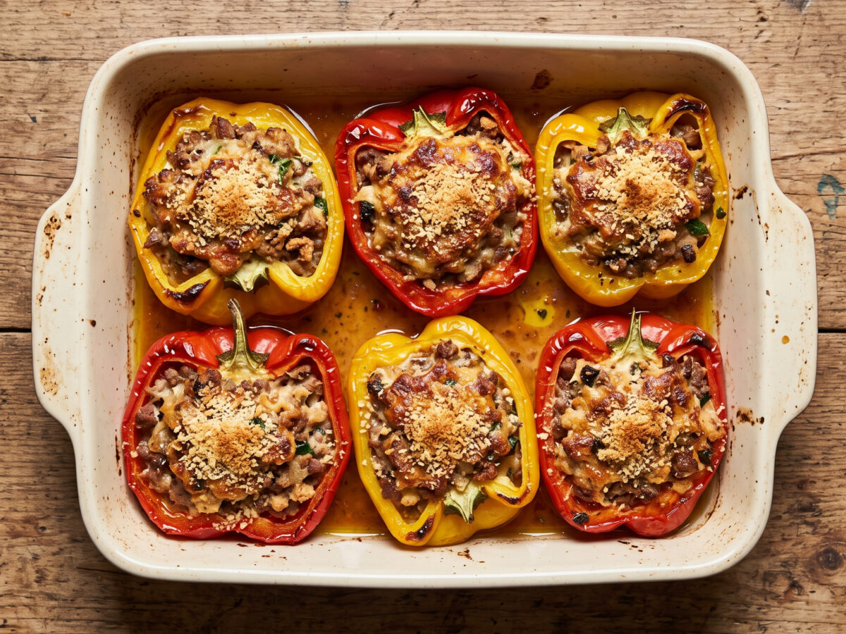 Peperoni ripieni alla piemontese