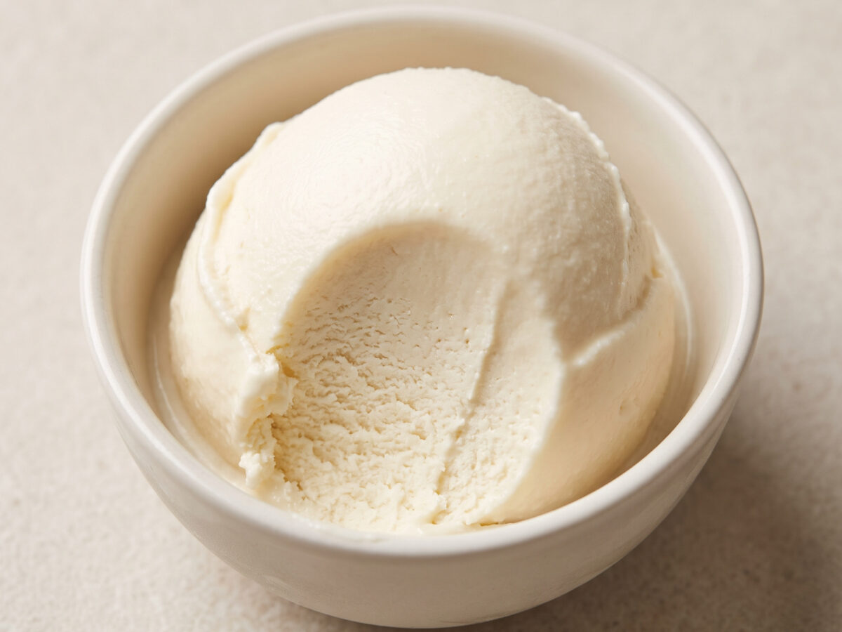 Gelato alla ricotta aus Latium