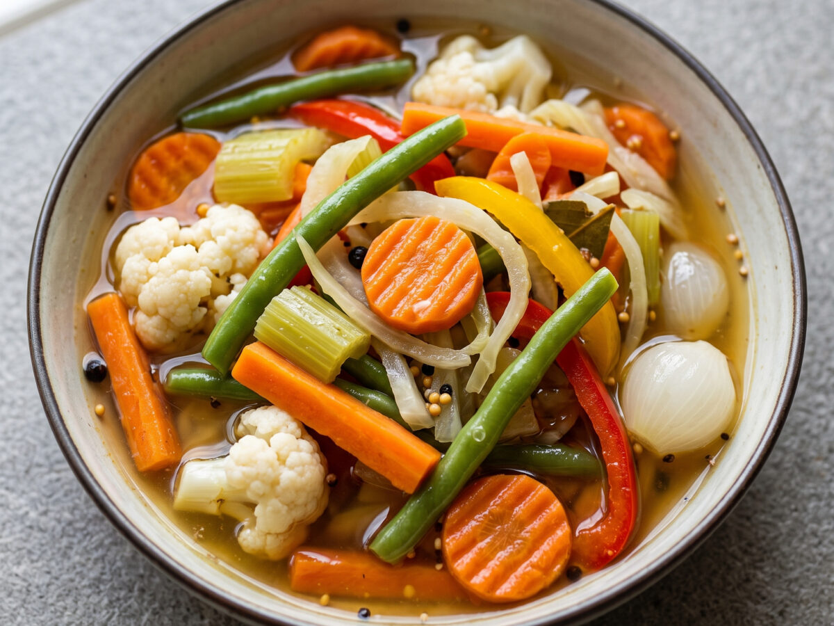 Giardiniera in agrodolce aus der Bassa modenese