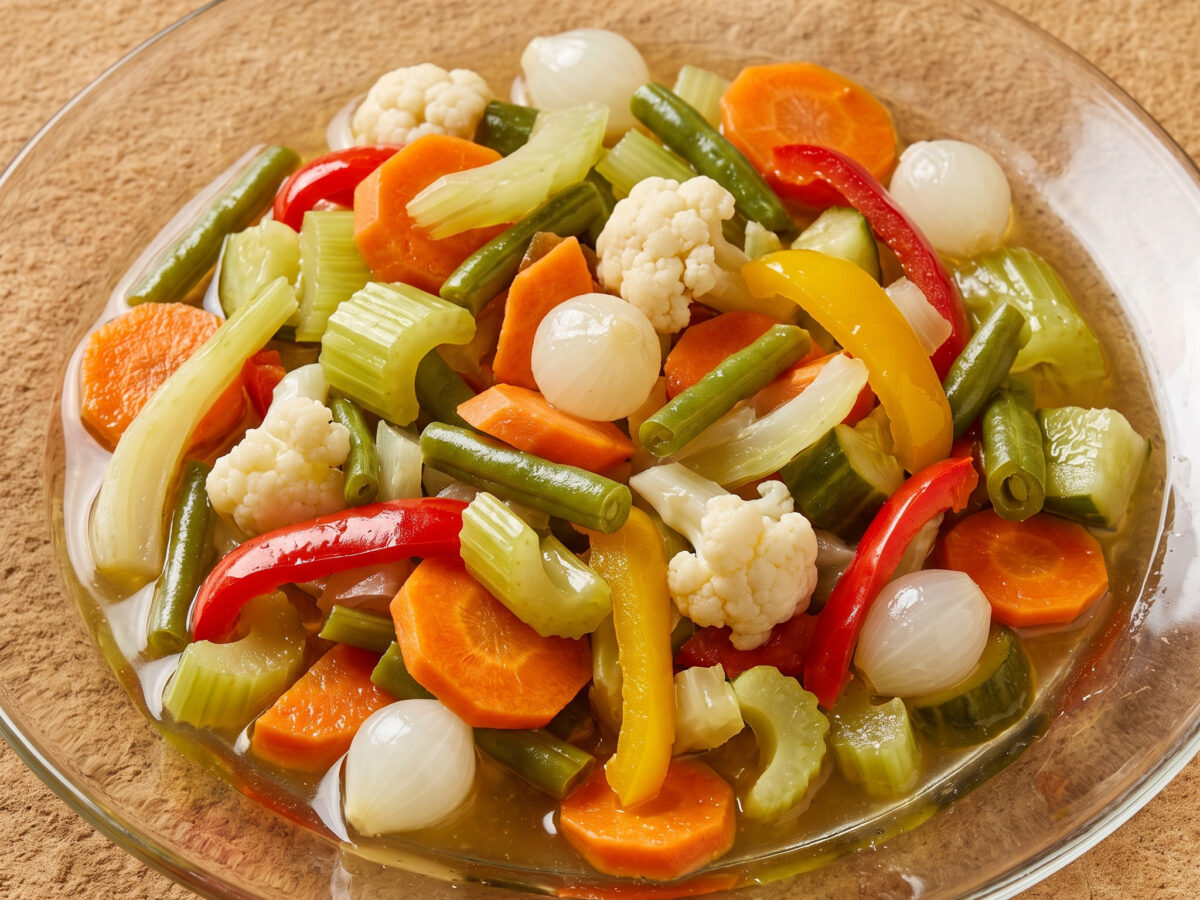 Giardiniera piacentina: knackig und süßsauer