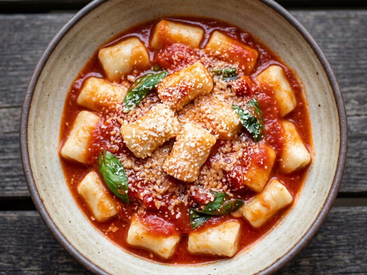 Gnocchi di ricotta al pomodoro