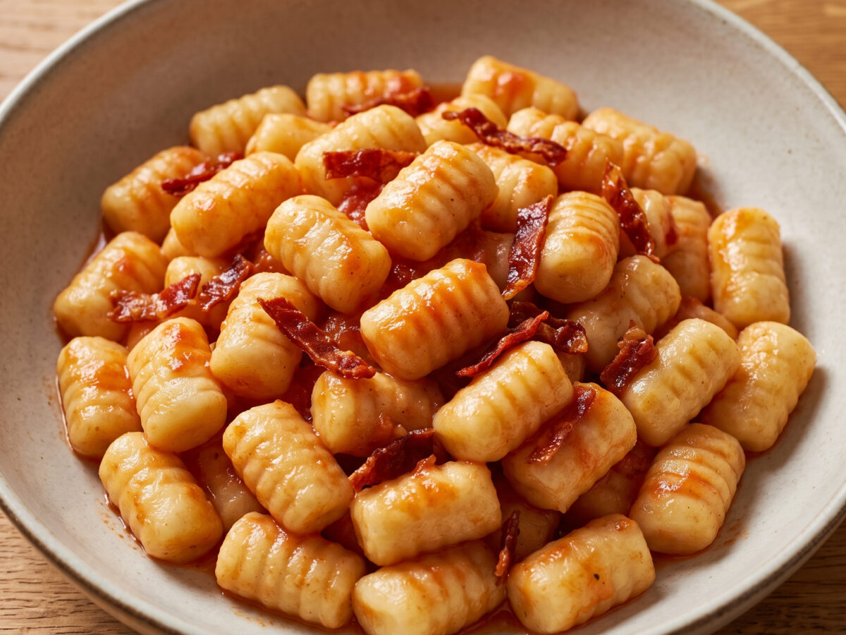 Gnocchi lucani mit Peperoni cruschi