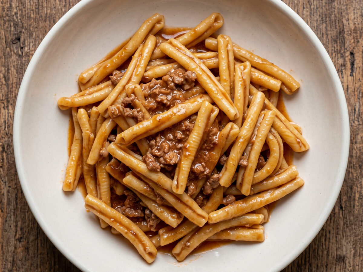 Handgedrehte Hohlpasta aus dem Piemont