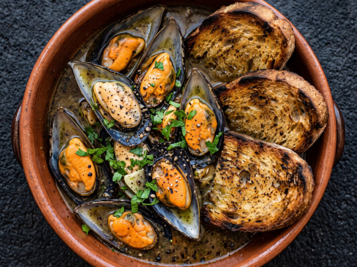 Impepata di cozze aus Kampanien