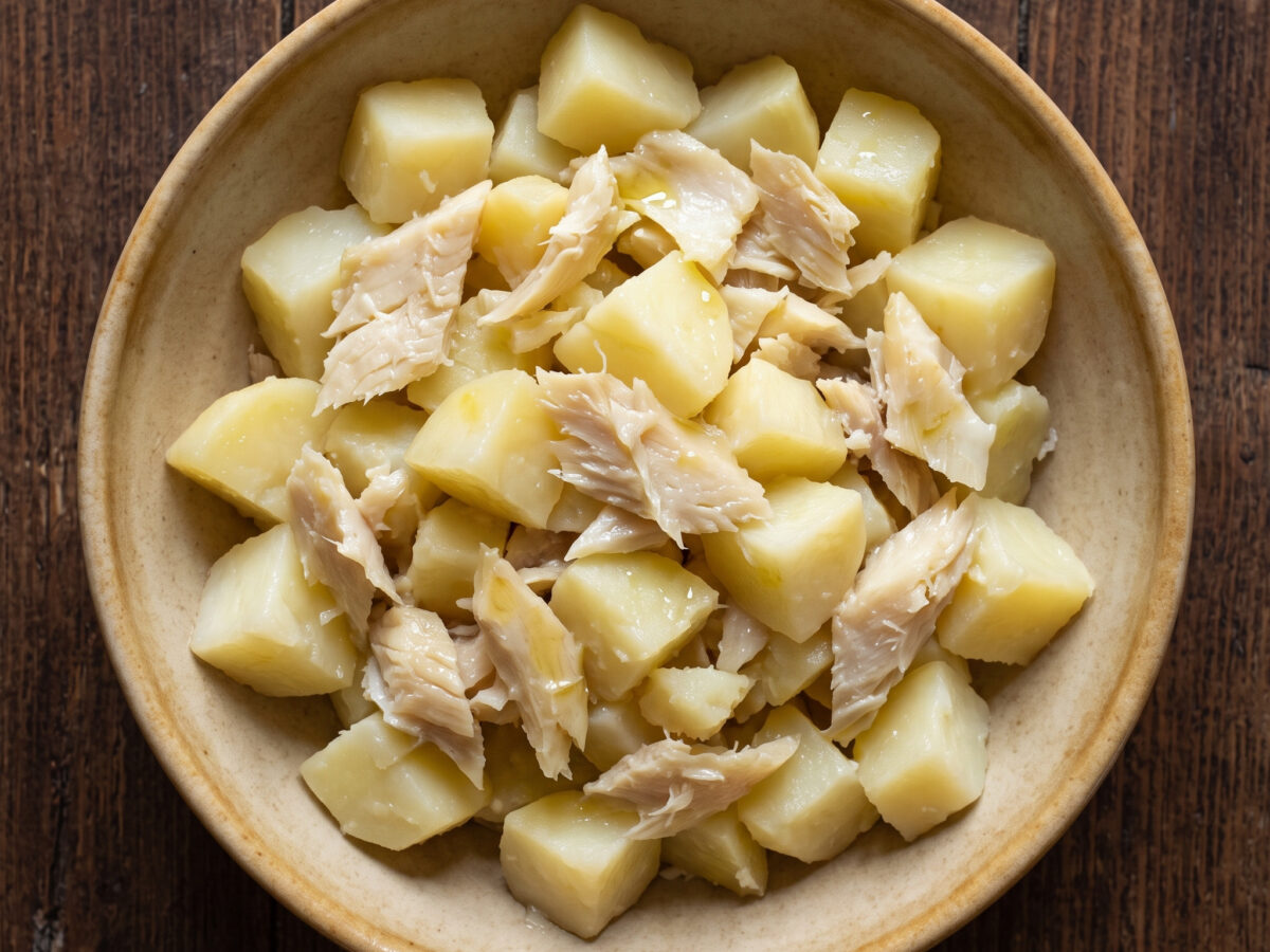 Insalata di baccalà e patate aus Venetien